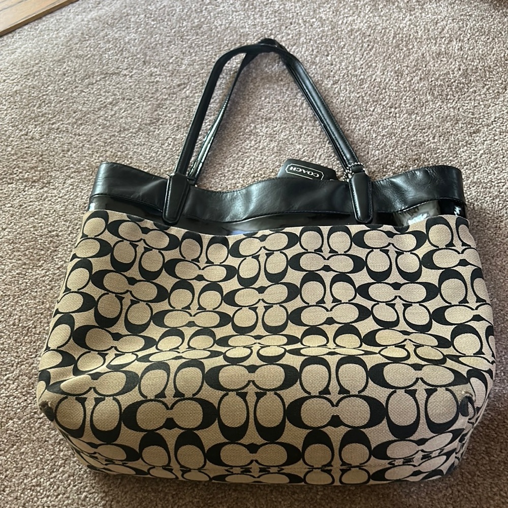 Black Coach Shoulder Bag